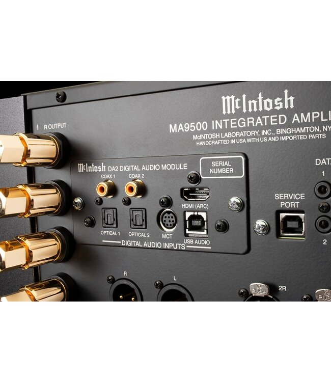 McIntosh MA9500 geïntegreerde versterker met 300W Autoformer en DA2 DAC