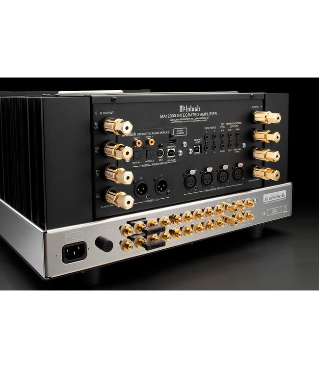McIntosh MA12000 - Hybride geïntegreerde versterker met 350W en buizenvoorversterker