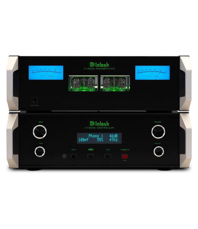 McIntosh McIntosh C12000 voorversterker – dual chassis high-end preamplifier met buizen en solid-state