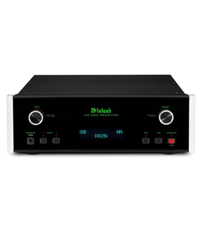 McIntosh C49 - Stereo Voorversterker met DAC, phono en uitgebreide aansluitingen