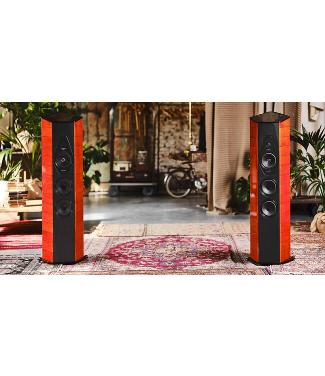 Sonus faber Il Cremonese ex3me – 3,5-weg vloerstaande luidspreker met Beryllium DLC tweeter uit de Sonus faber Homage Tradition collectie (set van 2)