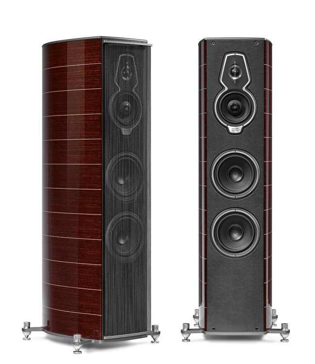 Sonus faber Serafino G2 (Set van 2) – 3,5-weg vloerstaande luidspreker uit de Homage-collectie met DAD Pijlpunt tweeter, 150 mm midrange, 2× 180 mm woofers en Stealth Ultraflex basreflex