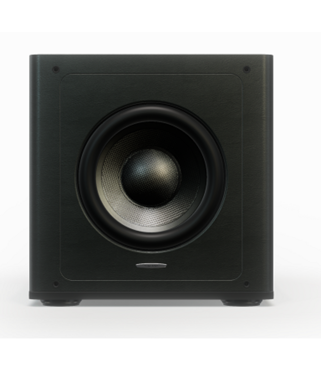 Sonus faber Gravis III – Actieve subwoofer met lederen kast, 250mm driver, 900W piek en app-bediening | Perfecte match voor Olympica Nova