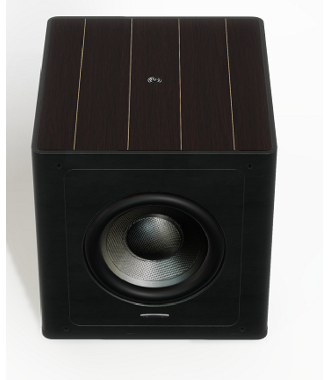 Sonus faber Gravis III – Actieve subwoofer met lederen kast, 250mm driver, 900W piek en app-bediening | Perfecte match voor Olympica Nova
