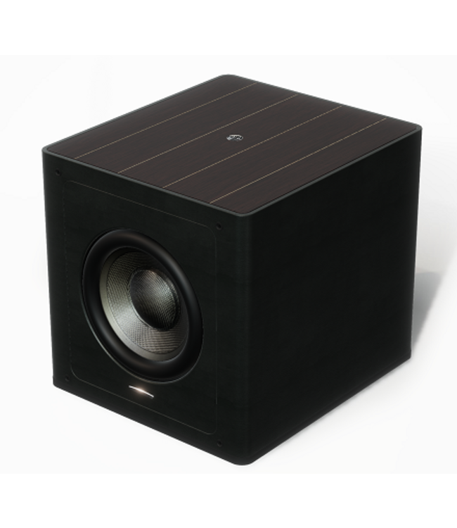 Sonus faber Gravis III – Actieve subwoofer met lederen kast, 250mm driver, 900W piek en app-bediening | Perfecte match voor Olympica Nova