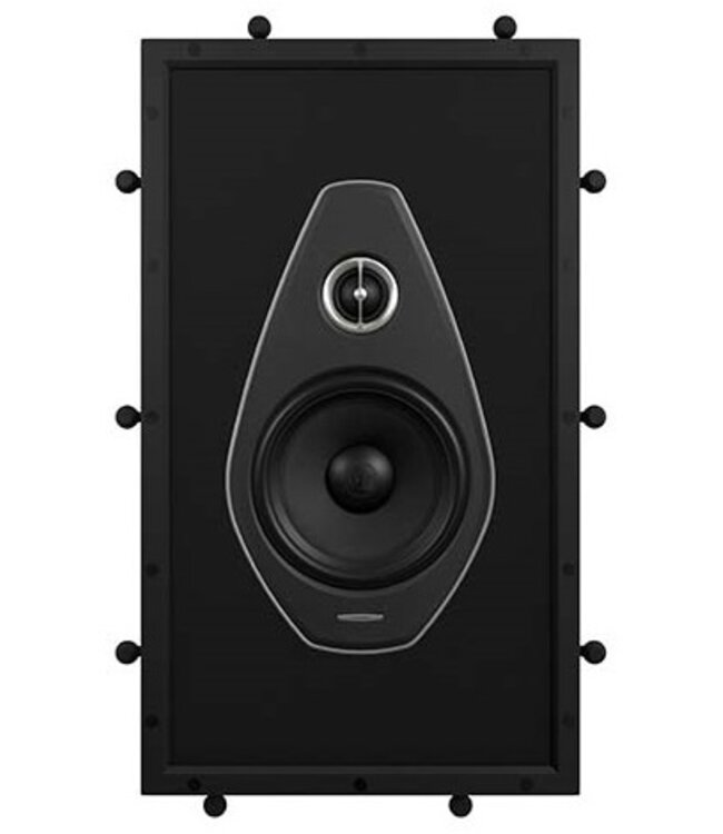 Sonus faber Palladio PW-662 – 2-weg wand inbouwluidspreker met verzegelde houten kast, DAD™ tweeter, 165 mm woofer, leren baffle en Paracross Topology™ crossover uit de Palladio Level 6-serie