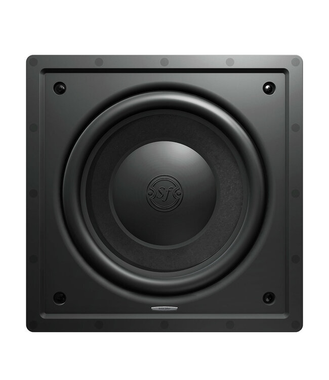 Sonus faber Palladio PS-G101 – Passieve 10" in-wall subwoofer (infinite baffle), 310×310 mm frame, 98 mm inbouwdiepte, uit de Palladio Level 6-serie