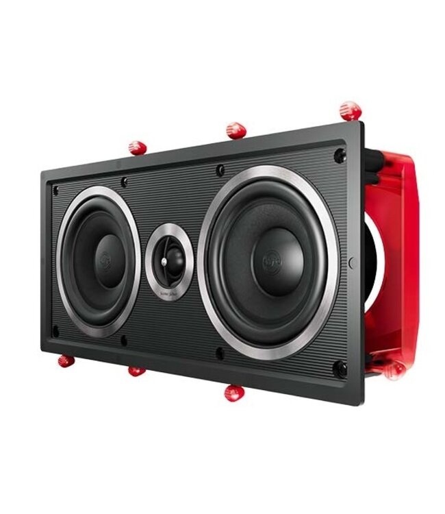 Sonus faber Palladio PL-563 – 2-weg wand inbouwluidspreker (L/C/R), dubbele 165 mm woofers, DAD™ tweeter en Paracross Topology™ crossover. Palladio Level 5-serie van Sonus faber