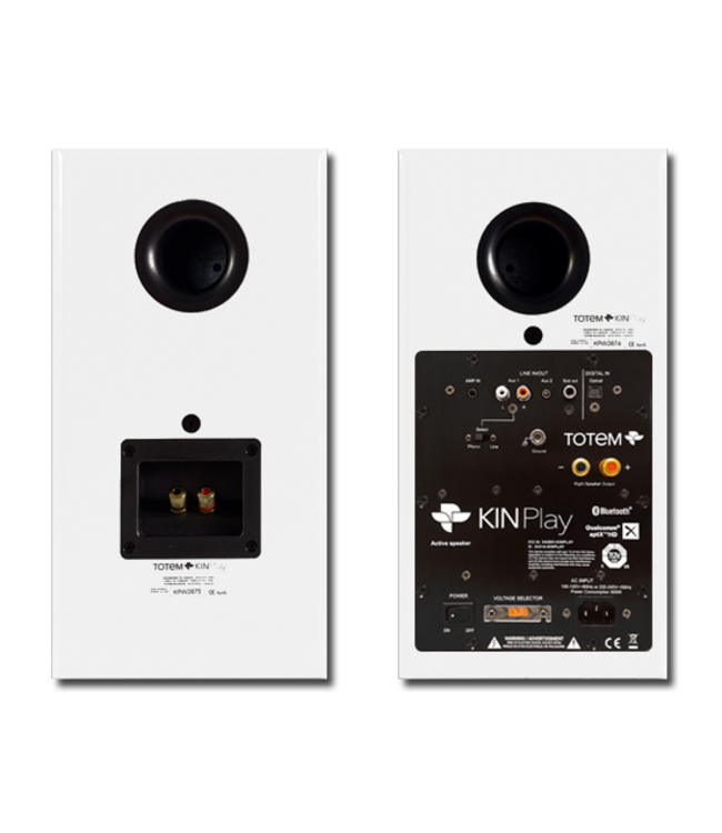 Totem Acoustic Kin Play (Set van 2) - Draadloze Bluetooth Boekenplank Luidsprekers