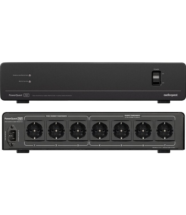 Audioquest PowerQuest 707 - Stekkerdoos en Netfilter