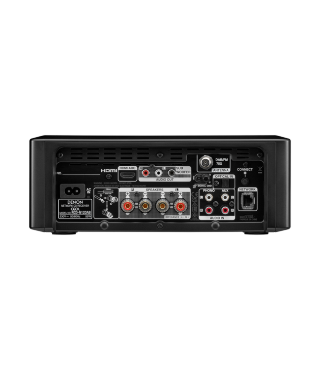 Denon RCD-N12DAB: compacte CD-receiver met HEOS Built-In, HDMI ARC, DAB+ en Phono MM