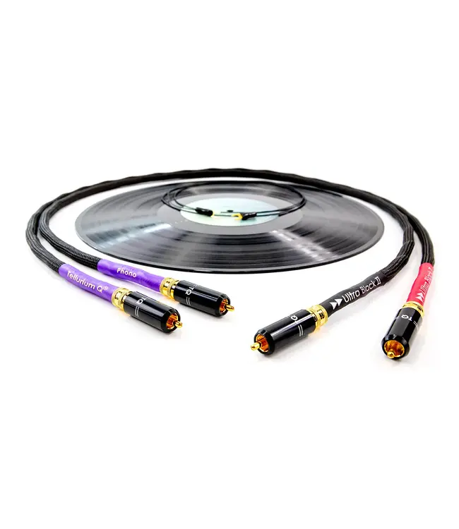 Tellurium Q Ultra Black Turntable RCA - Phono Kabel