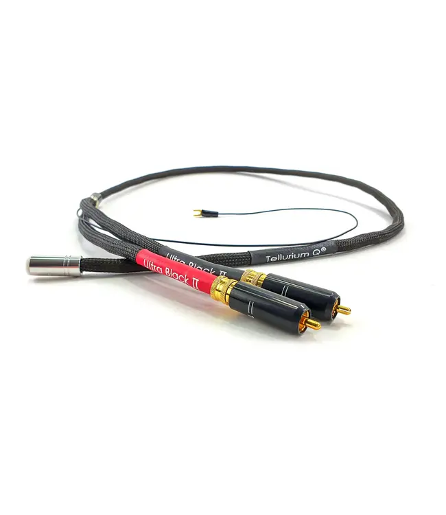 Tellurium Q Ultra Black Din to RCA Tone arm cable - Phono Kabel