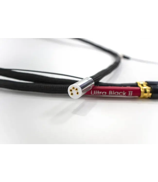Tellurium Q Ultra Black Din to RCA Tone arm cable - Phono Kabel