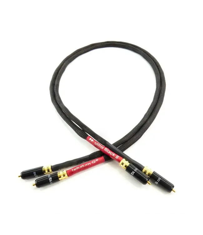Tellurium Q Ultra Black II 2x RCA - 2x RCA - Analoge Interlink