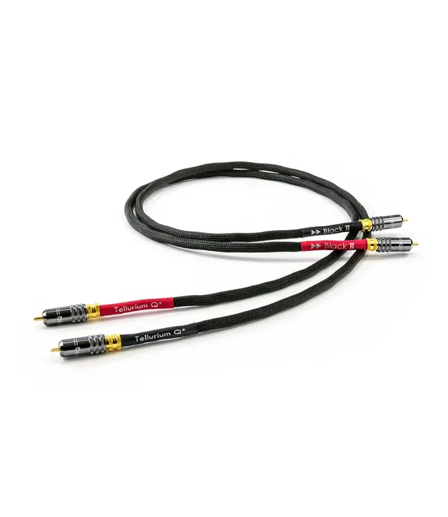 Tellurium Q Black II 2x RCA - 2x RCA - Analoge Interlink
