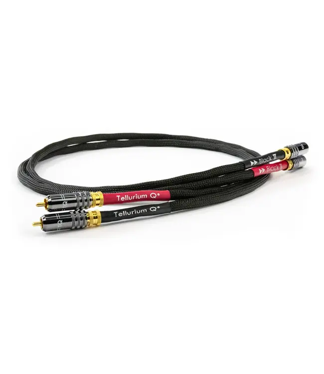Tellurium Q Black II 2x RCA - 2x RCA - Analoge Interlink