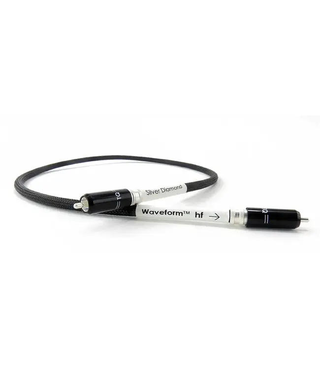 Tellurium Q Silver Diamond Waveform hf Digital RCA - Digitale Coax Kabel