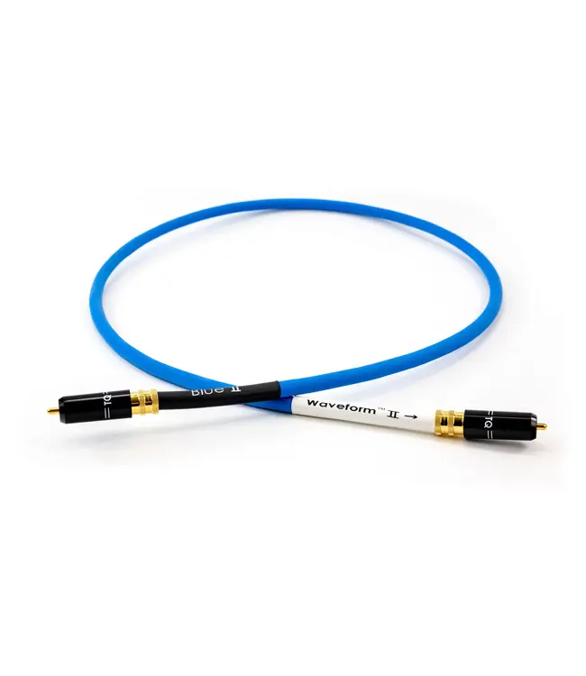 Tellurium Q Digitale Coax Kabel Blue II Waveform hf Digital RCA
