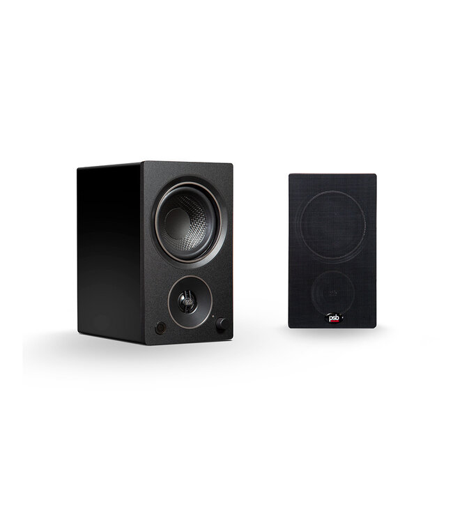 PSB Speakers Alpha AM3 (Set van 2) - Draadloze Bluetooth Boekenplank Luidsprekers