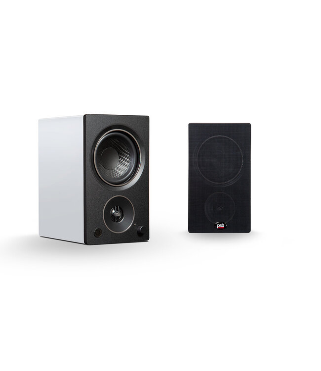 PSB Speakers Alpha AM3 (Set van 2) - Draadloze Bluetooth Boekenplank Luidsprekers