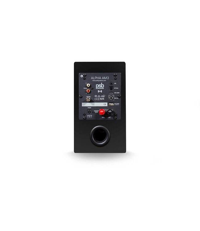 PSB Speakers Alpha AM3 (Set van 2) - Draadloze Bluetooth Boekenplank Luidsprekers