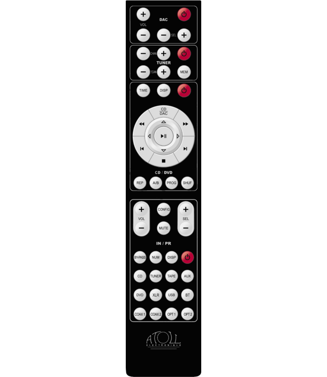 Atoll Electronique Remote Control - Afstandsbediening
