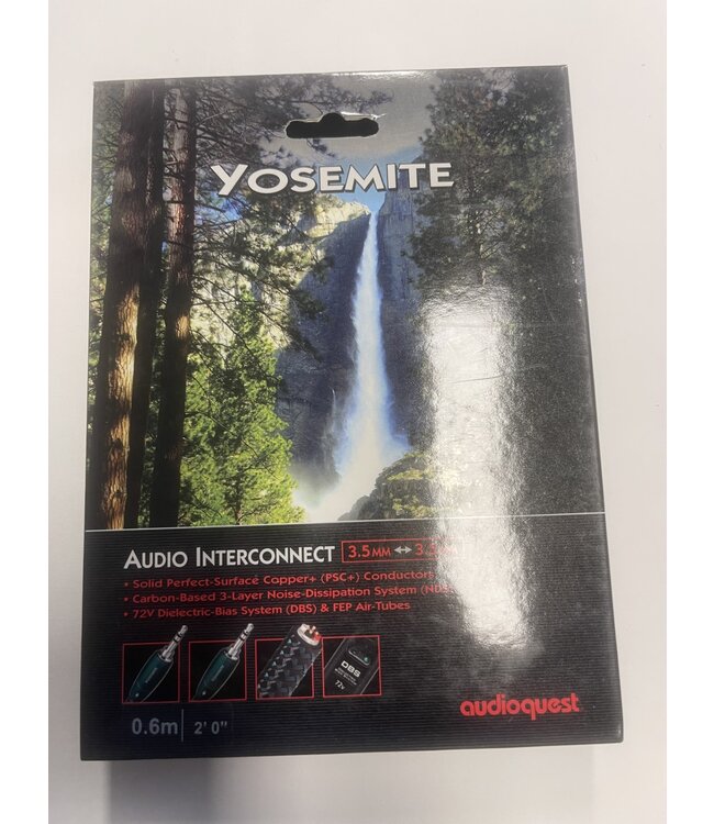 Audioquest Analoge Interlink Yosemite 3.5-3.5 0,6 meter lichtbeschadigde verpakking