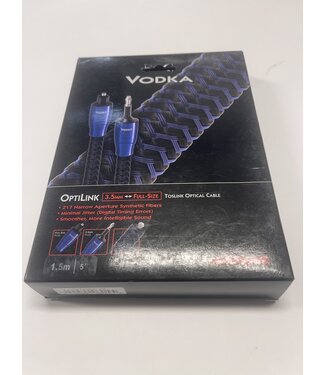 Audioquest Optische Kabel Vodka Optical -> 3,5 1,5 meter lichtbeschadigde verpakking