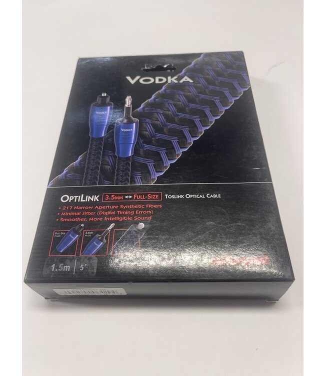 Audioquest Optische Kabel Vodka Optical -> 3,5 1,5 meter lichtbeschadigde verpakking