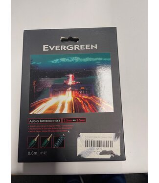 Audioquest Analoge Interlink Evergreen 3,5-3,5 0,6 meter met lichte verpakkingsschade