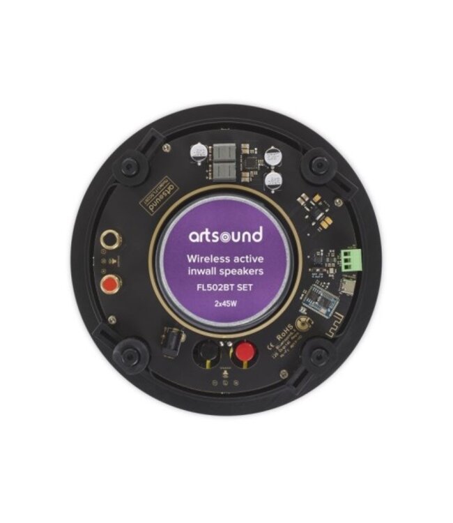 Artsound FL502BT Set (1x actief + 1x passief) - Inbouw Bluetooth Luidsprekers