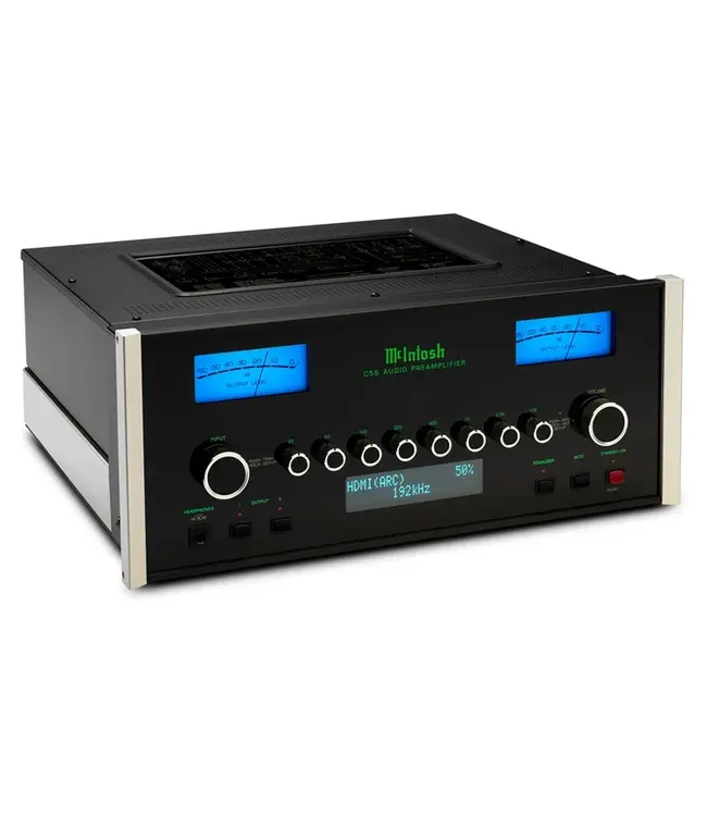 McIntosh C55 - Stereo Voorversterker met DAC, 8-bands equalizer en uitgebreide aansluitingen
