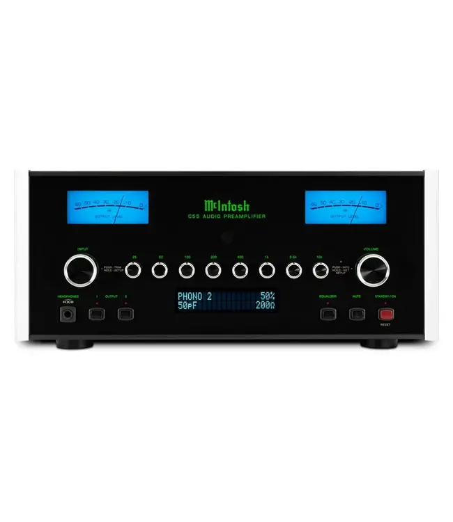 McIntosh C55 - Stereo Voorversterker met DAC, 8-bands equalizer en uitgebreide aansluitingen