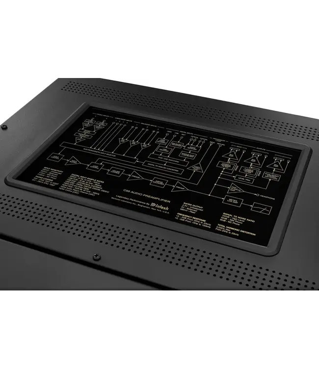 McIntosh C55 - Stereo Voorversterker met DAC, 8-bands equalizer en uitgebreide aansluitingen