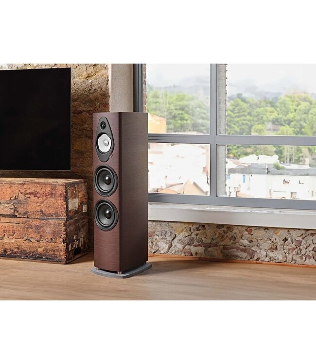 Sonus faber Sonetto VIII G2 (Set van 2) – vlaggenschip 3-weg vloerstaander met Camelia midrange, kurkkamer, DAD™ Pijlpunt tweeter en 2× 8" woofers