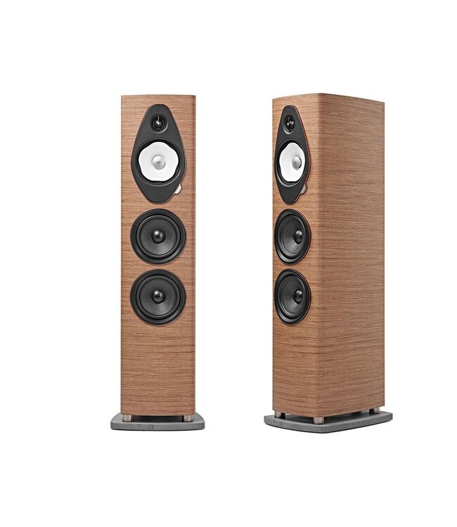 Sonus faber Sonetto V G2 (Set van 2) – 3-weg vloerstaande luidspreker met Camelia midrange, kurkkamer, DAD™ Pijlpunt tweeter en 2× 6,5" woofers