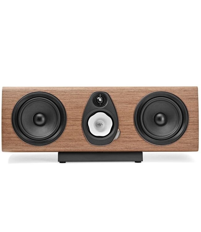 Sonus faber Sonetto Center G2 – 3-weg centerkanaal luidspreker met Camelia midrange, DAD™ Pijlpunt tweeter en 2× 6,5" woofers in luitvormige houten kast
