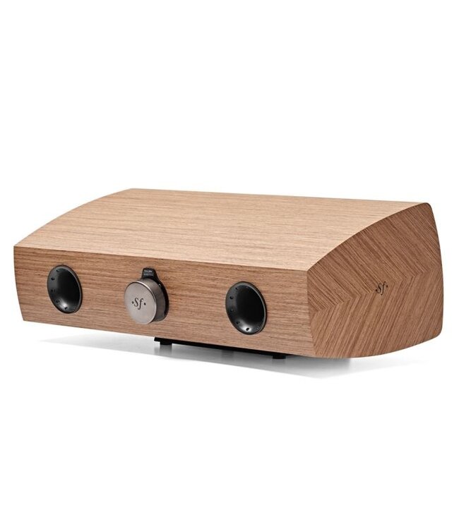 Sonus faber Sonetto Center G2 – 3-weg centerkanaal luidspreker met Camelia midrange, DAD™ Pijlpunt tweeter en 2× 6,5" woofers in luitvormige houten kast