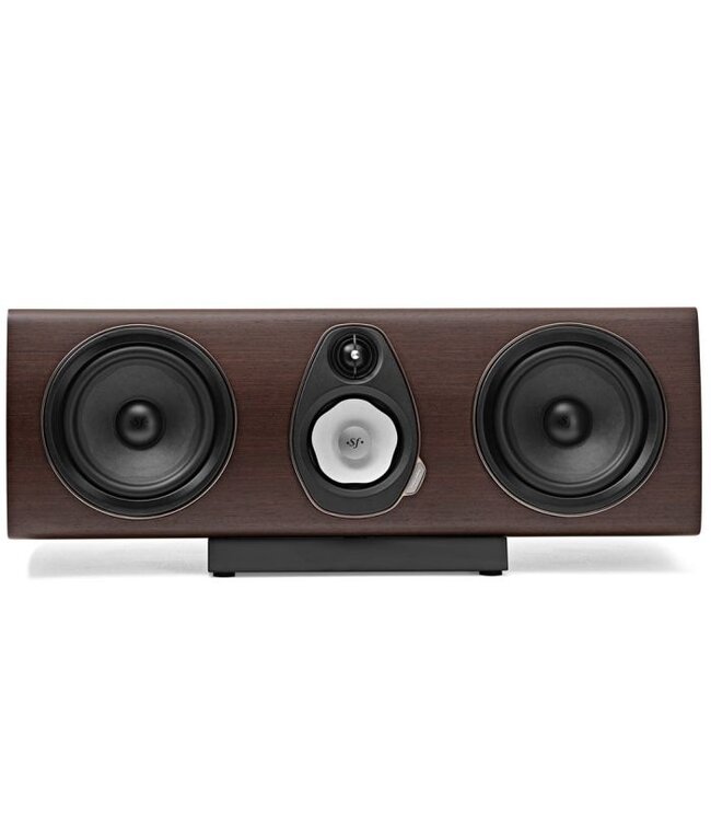 Sonus faber Sonetto Center G2 – 3-weg centerkanaal luidspreker met Camelia midrange, DAD™ Pijlpunt tweeter en 2× 6,5" woofers in luitvormige houten kast