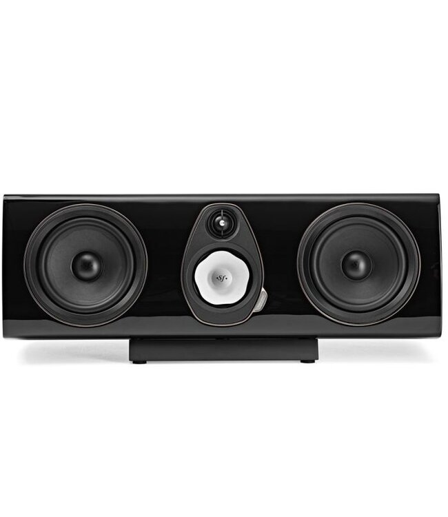 Sonus faber Sonetto Center G2 – 3-weg centerkanaal luidspreker met Camelia midrange, DAD™ Pijlpunt tweeter en 2× 6,5" woofers in luitvormige houten kast