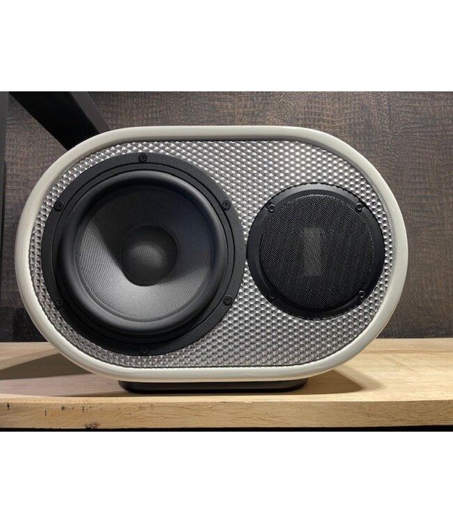 Vaessen ORB Ribbon Reference Monitor Wit (Set van 2) - Boekenplank Luidsprekers