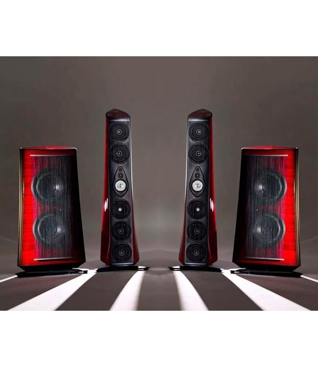 Sonus faber Suprema – het meest ambitieuze project van Sonus faber: 4-kolomsysteem met 4,5-weg hoofdkolommen, 380mm subwoofers en externe analoge crossover