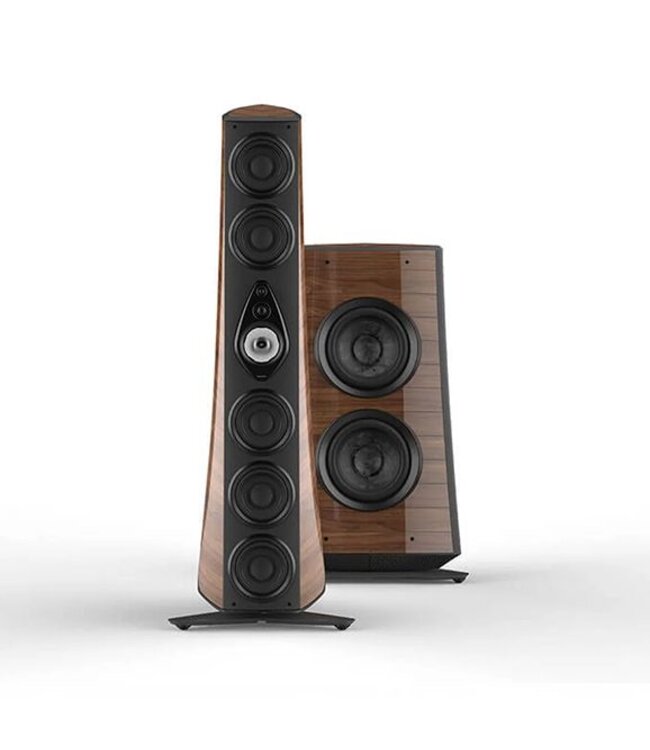Sonus faber Suprema – het meest ambitieuze project van Sonus faber: 4-kolomsysteem met 4,5-weg hoofdkolommen, 380mm subwoofers en externe analoge crossover