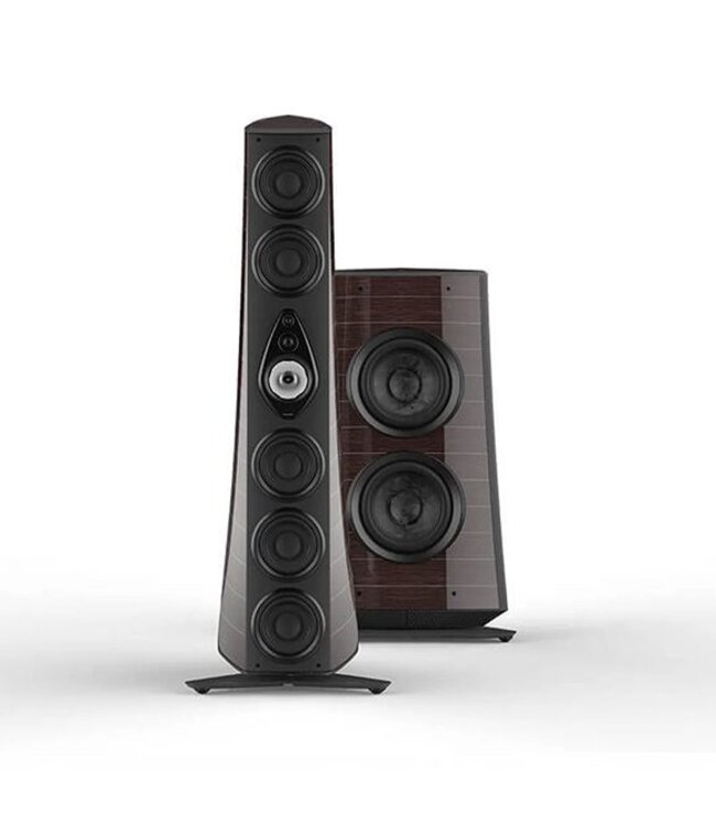 Sonus faber Suprema – het meest ambitieuze project van Sonus faber: 4-kolomsysteem met 4,5-weg hoofdkolommen, 380mm subwoofers en externe analoge crossover