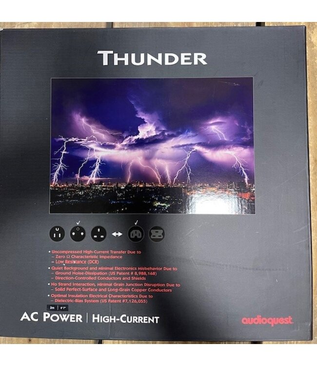 Audioquest Thunder HC 2 meter C13 - Stroomkabel