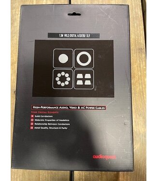 Audioquest Wild Digital AES / EBU 1,5 meter - Stroomkabel
