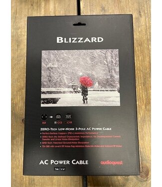 Audioquest Blizzard 1 meter C13 - Stroomkabel