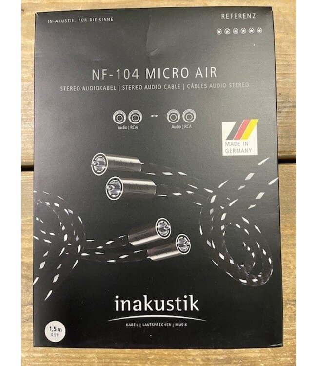 Inakustik Referenz NF-104 Micro Air RCA - RCA 1,5 meter - Analoge Interlink