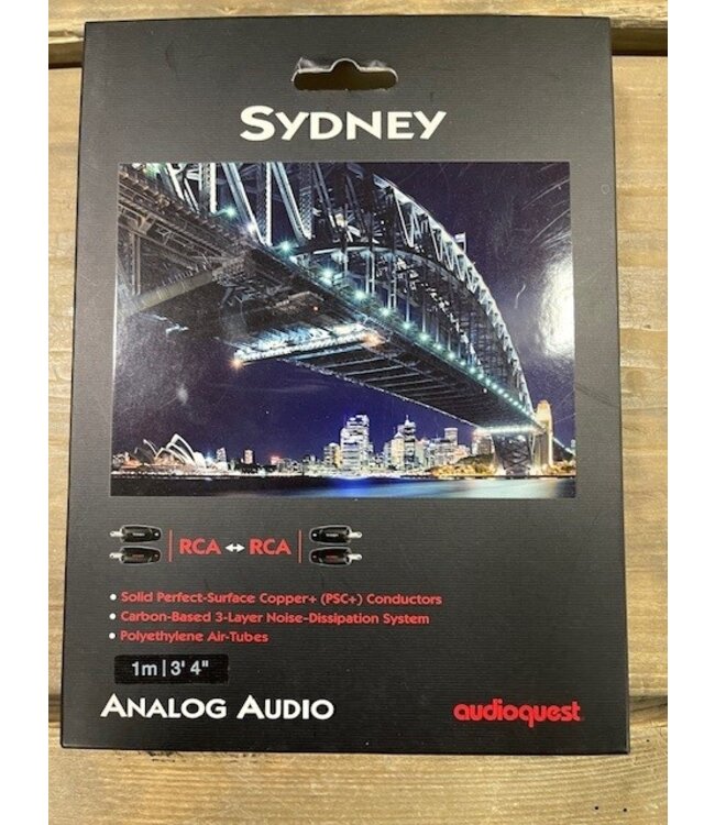 Audioquest Sydney RCA - RCA 1 meter - Analoge Interlink